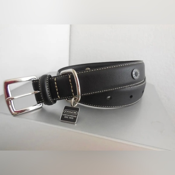 Coach Dog Leather Coach Dog Collar Large Black Nwt Poshmark